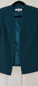 NWT Kasper Mallard Solid Green Jacket